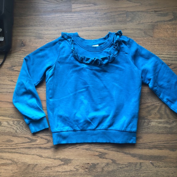 Hanna Andersson ruffled sweatshirt - Picture 1 of 5